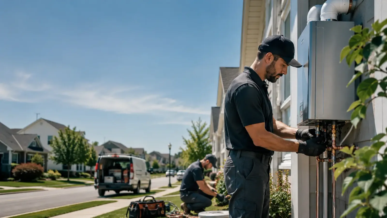 Tankless Water Heater Installation in Jermyn, TX